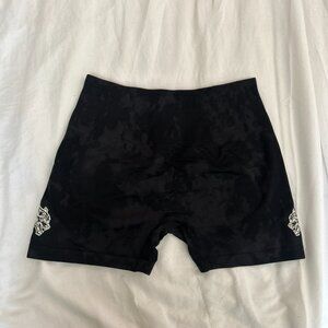DarcSport Wolves Forever Everson Seamless "Sierra" Shorts in Black Tonal Marble